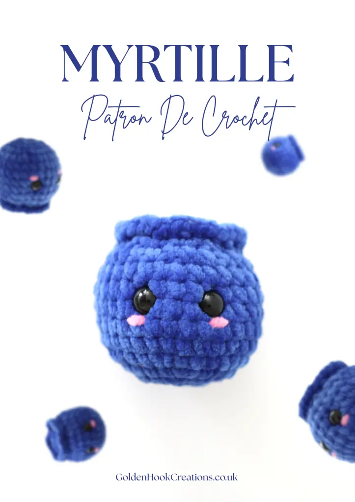 Blueberry Crochet Pattern - Cover.webp